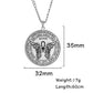 Dawapara 7 Archangels Sigil Necklaces Pentacle Magical Amulet Michaelmas Lucky Protection Supernatural Talisman Necklace