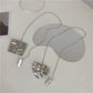 YANGLIUJIA Metal Heart Chain Brooch Personality Fashion Tassel Lovers Suit Accessories Christmas Gift