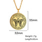Dawapara 7 Archangels Sigil Necklaces Pentacle Magical Amulet Michaelmas Lucky Protection Supernatural Talisman Necklace