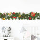 Weihnachten Kiefernzweig Taille Linie Wandaufkleber Wohnzimmer Fußleisten Dekoration Neujahr Tapete Home Decor Fußleisten Aufkleber