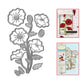 Remembrance Flower Metal Cutting Dies Stencil Scrapbooking Embossing Cards DIY Christmas Navidad Die Cuts for Card Making