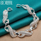 DOTEFFIL New Arrival 925 Sterling Silver Bracelet Bangle Cuff For Man Women Dragon Bracelet Fine Jewelry Party Christmas Gift