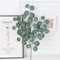 Künstliche Pflanzen Eukalyptusblätter Ranke Weihnachtsdekoration Vase für Zuhause Hochzeit Garten Rosenbogen Scrapbooking Künstliche Blumen