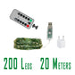 200M Green Wire 8 Modes Fairy String Light Waterproof Firefly Lamp Remote Decoration For Christmas Halloween Bedroom Wedding