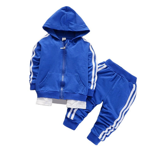 Neuer Frühling Herbst Baby Freizeit Trainingsanzug Kinder Jungen Mädchen Hoodies Hosen 2tlg/Sets Kinder Baumwollkleidung Säugling Mode Sportbekleidung