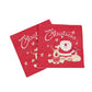 20pcs Christmas Paper Napkins Santa Claus Snowman Merry Christmas Decorations for Home New Year Disposable Tableware Supplies