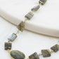 Hana Wrap Bracelet/Necklace in Labradorite - Chunky Stone