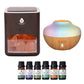 Pursonic Himalayan Salt Lamp & Aromatherapy Diffuser Wellness Set