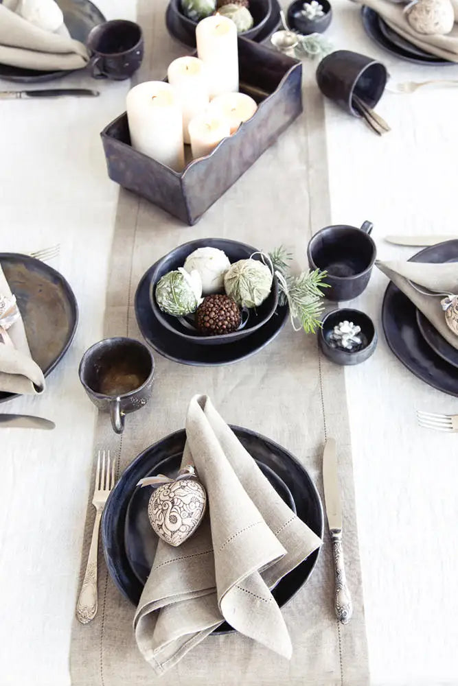 12 Pieces White Napkins Hemstitched Cocktail Napkin For Party Wedding Table Cloth Linen Napkins Fabric Cotton Dinner Napkin