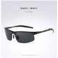 AORON Polarisierte Herren-Sonnenbrille für Autofahrer, Aluminium-Magnesium-Rahmen, Sport-Sonnenbrille, Fahrer-Retro-Brille, UV400, Blendschutz