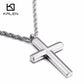 Kalen Mode Kreuz Halsketten Für Männer Hochglanzpoliert 50cm Edelstahl Kreuz Schmuck Halskette Männlich Günstiger Schmuck