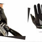 ROCKBROS Fahrradhandschuhe Schwammpolster Lange Finger Motorradhandschuhe für Fahrrad Mountainbike Handschuhe Touchscreen MTB Handschuhe