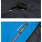TRVLWEGO Camping Wanderjacke Herren Herbst Outdoor Sportmäntel Klettern Trekking Windbreaker Reise Wasserdichte Jacken Schwarz