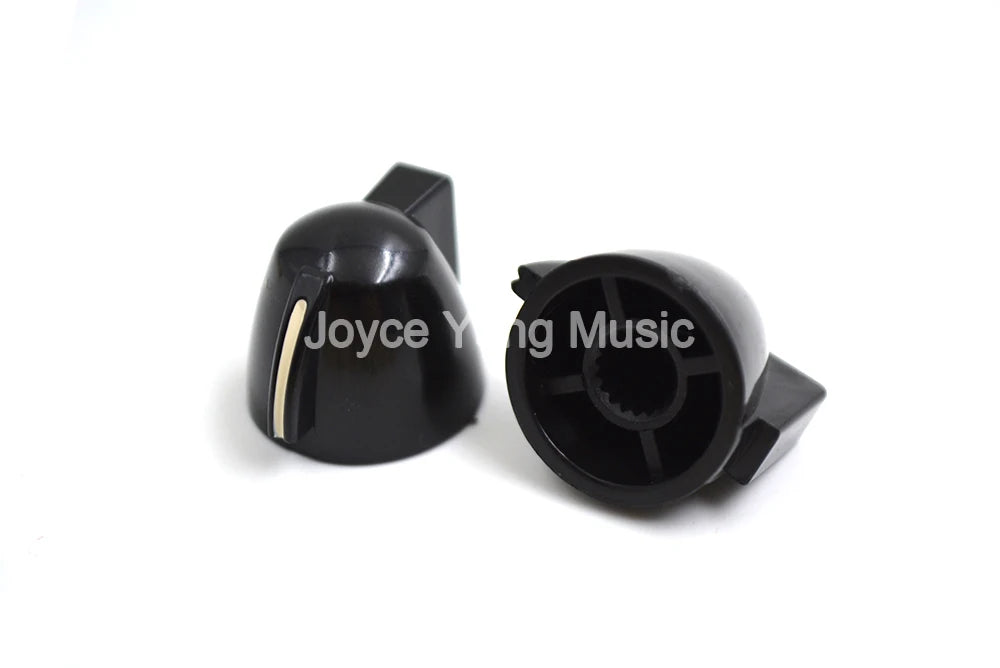 Niko 30pcs Black/Cream Chicken Head Electric Guitar Effect Pedal Knobs Guitar Amplfier Control Knobs