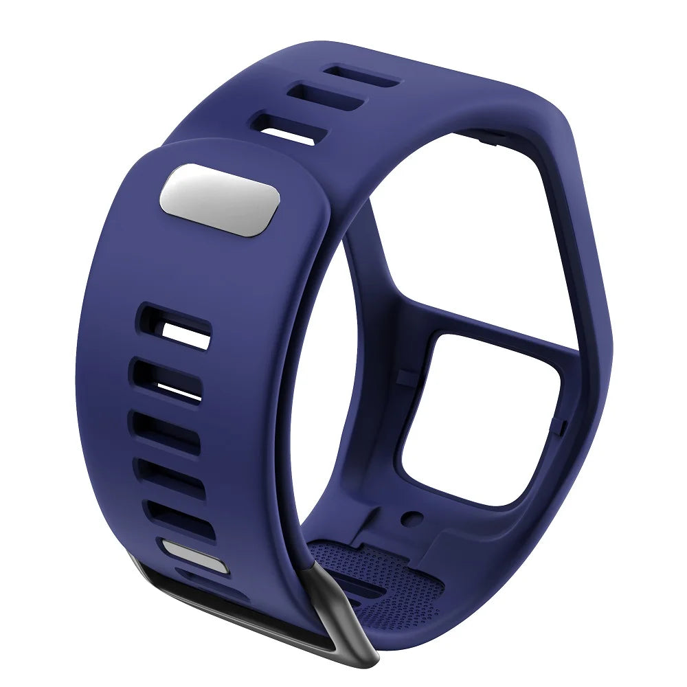 ANBEST Silikonarmband für TomTom Runner 2/3 Spark/3 Armband Sportuhr für TomTom Uhrenarmband Hochwertiges Uhrenarmband