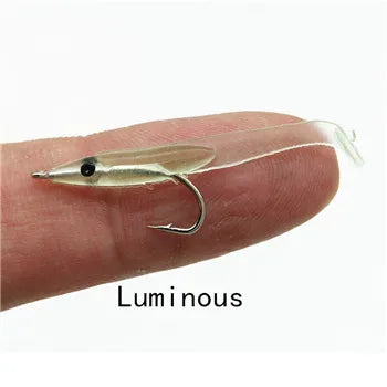 SUNMILE 30pcs 0.3g 35mm Eel Soft Fishing Lure Pesca Peche Tackle Wobblers Fish Lures Carp Leurre Souple Soft baits