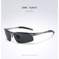 AORON Polarisierte Herren-Sonnenbrille für Autofahrer, Aluminium-Magnesium-Rahmen, Sport-Sonnenbrille, Fahrer-Retro-Brille, UV400, Blendschutz