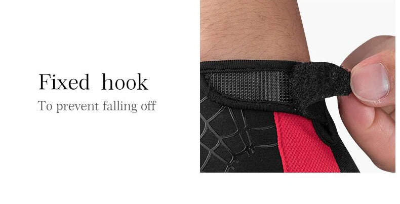 ROCKBROS Fahrradhandschuhe Schwammpolster Lange Finger Motorradhandschuhe für Fahrrad Mountainbike Handschuhe Touchscreen MTB Handschuhe
