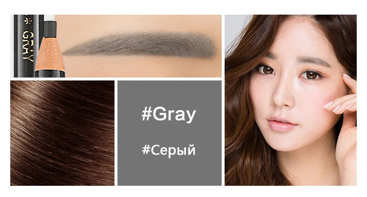 10pcs Eyebrow Pencil Women Makeup Tint Waterproof Hensi Cheap Pencil Black Brown Available Natural Beauty Cosmetics Wholesale