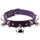 Big Bell Choker Collar For Women Girls Necklace  Metal Leather Chocker Goth Anime Cosplay Jewelry Accessories