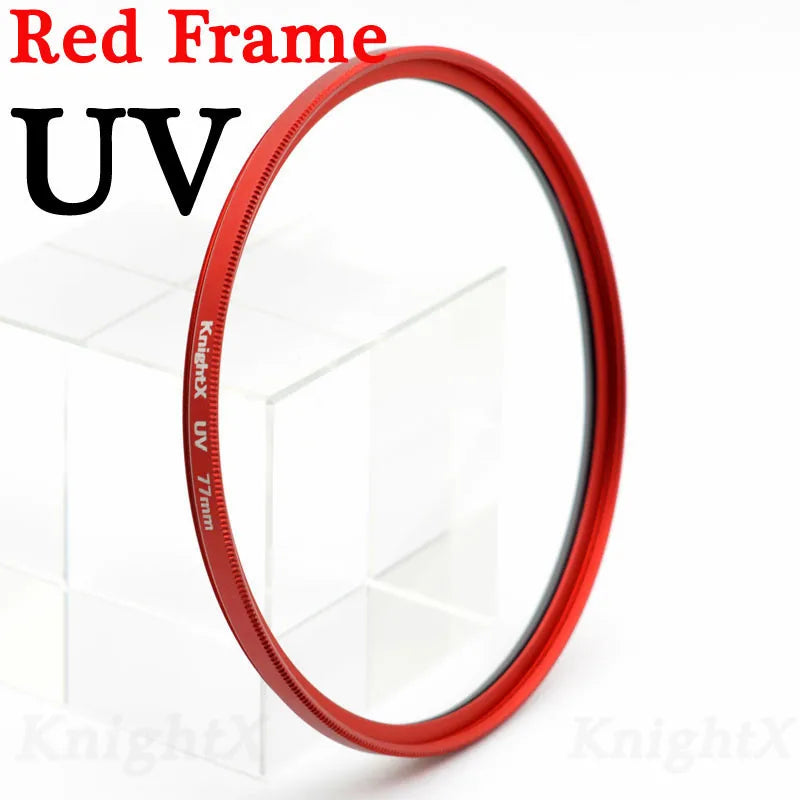 KnightX CPL Polfilter ND UV 49 52MM 55MM 58MM 67MM Kameraobjektivfilter für Canon EOS Sony Nikon 400D DSLR D5100 700D D5300 1300D