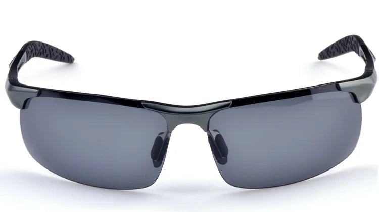 AORON Polarisierte Herren-Sonnenbrille für Autofahrer, Aluminium-Magnesium-Rahmen, Sport-Sonnenbrille, Fahrer-Retro-Brille, UV400, Blendschutz