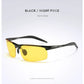 AORON Polarisierte Herren-Sonnenbrille für Autofahrer, Aluminium-Magnesium-Rahmen, Sport-Sonnenbrille, Fahrer-Retro-Brille, UV400, Blendschutz