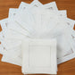 12 Pieces White Napkins Hemstitched Cocktail Napkin For Party Wedding Table Cloth Linen Napkins Fabric Cotton Dinner Napkin