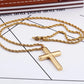 Kalen Mode Kreuz Halsketten Für Männer Hochglanzpoliert 50cm Edelstahl Kreuz Schmuck Halskette Männlich Günstiger Schmuck