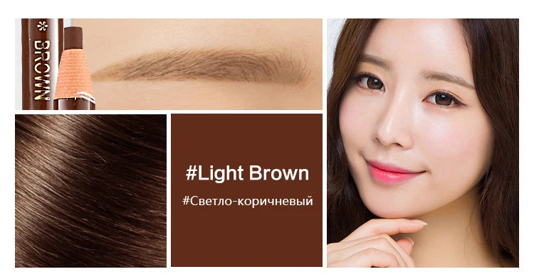 10pcs Eyebrow Pencil Women Makeup Tint Waterproof Hensi Cheap Pencil Black Brown Available Natural Beauty Cosmetics Wholesale