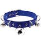 Big Bell Choker Collar For Women Girls Necklace  Metal Leather Chocker Goth Anime Cosplay Jewelry Accessories