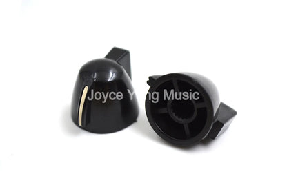 Niko 30pcs Black/Cream Chicken Head Electric Guitar Effect Pedal Knobs Guitar Amplfier Control Knobs