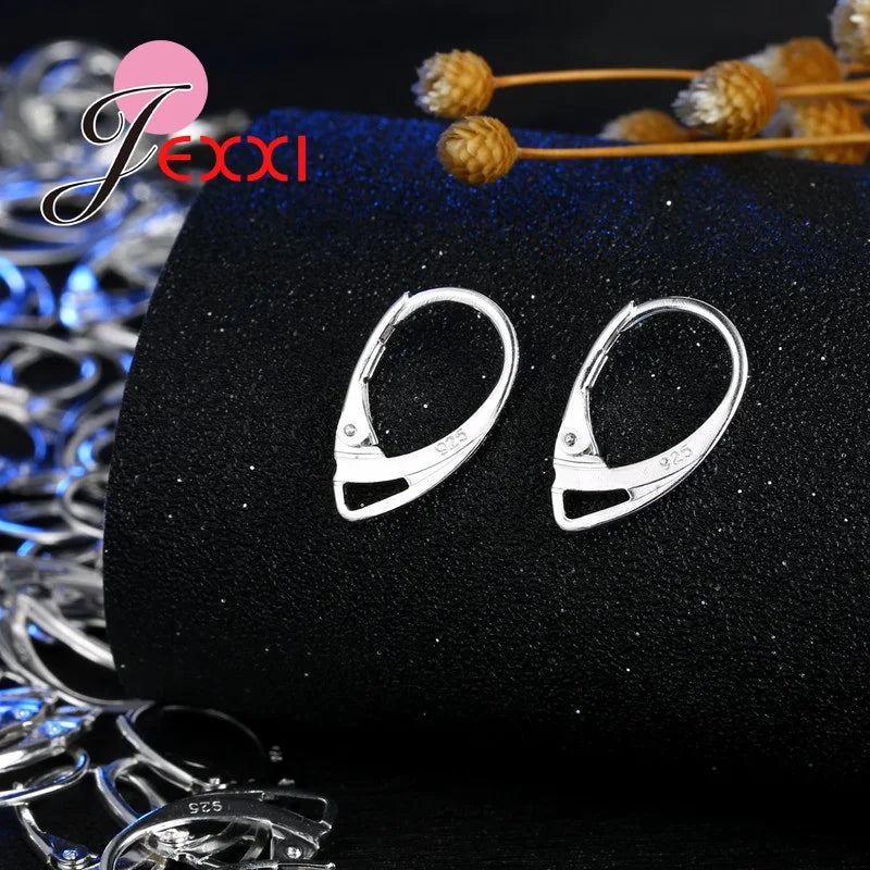 100 Stücke/Charge 925 Sterling Silber Haken Ohrdraht Ohrringe Zubehör DIY Ohrring Schneller Versand