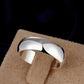 Hochwertige 925er Sterlingsilberringe, modische, schlichte, runde Kreisringe für Damen, Party-Schmuck, Größe 5 6 7 8 9 10