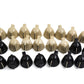 Niko 30pcs Black/Cream Chicken Head Electric Guitar Effect Pedal Knobs Guitar Amplfier Control Knobs