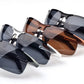 AORON Polarisierte Herren-Sonnenbrille für Autofahrer, Aluminium-Magnesium-Rahmen, Sport-Sonnenbrille, Fahrer-Retro-Brille, UV400, Blendschutz