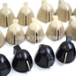 Niko 30pcs Black/Cream Chicken Head Electric Guitar Effect Pedal Knobs Guitar Amplfier Control Knobs