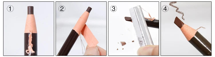 10pcs Eyebrow Pencil Women Makeup Tint Waterproof Hensi Cheap Pencil Black Brown Available Natural Beauty Cosmetics Wholesale