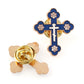 Emaille-Broschen Anstecknadeln Kruzifix Heiliger Christus Metallabzeichen Kreuz-Reversnadeln für Kleidung Vintage-Boutonnière Kragen Schmuck