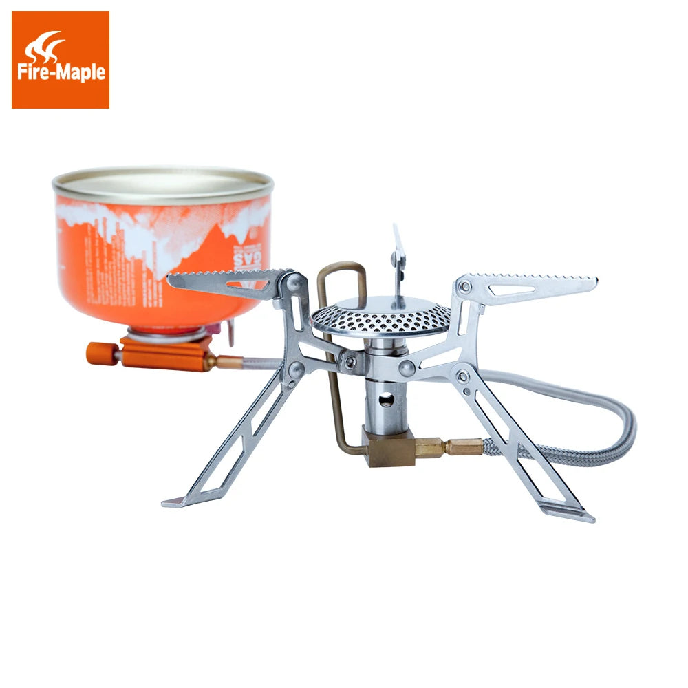 Wandergaskocher Outdoor Picknickkocher Fire Maple Ultraleichter tragbarer Edelstahl Gasofen FMS-118 Camping-Gasbrenner