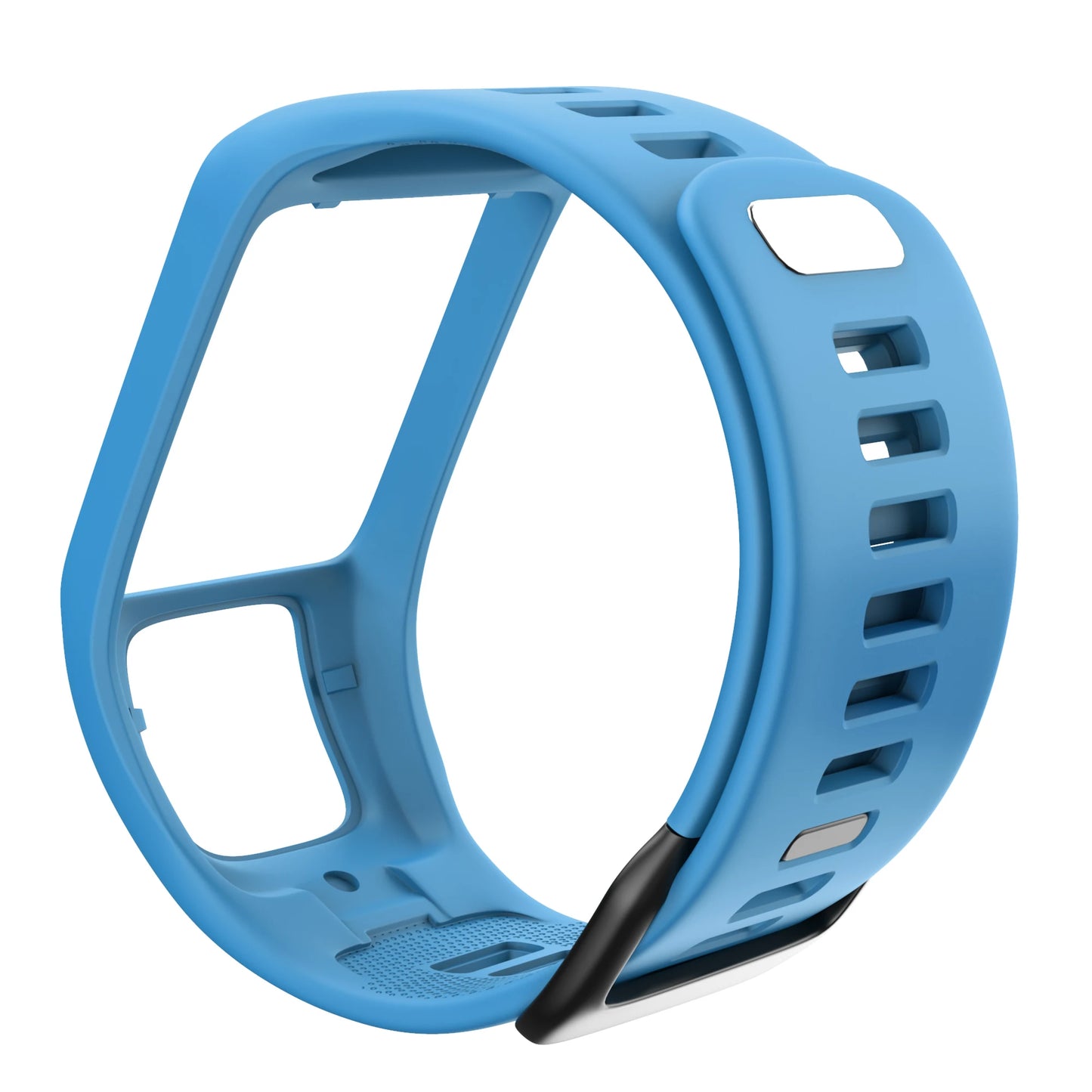 ANBEST Silikonarmband für TomTom Runner 2/3 Spark/3 Armband Sportuhr für TomTom Uhrenarmband Hochwertiges Uhrenarmband