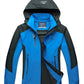 TRVLWEGO Camping Wanderjacke Herren Herbst Outdoor Sportmäntel Klettern Trekking Windbreaker Reise Wasserdichte Jacken Schwarz