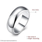 Hochwertige 925er Sterlingsilberringe, modische, schlichte, runde Kreisringe für Damen, Party-Schmuck, Größe 5 6 7 8 9 10