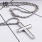 Kalen Mode Kreuz Halsketten Für Männer Hochglanzpoliert 50cm Edelstahl Kreuz Schmuck Halskette Männlich Günstiger Schmuck