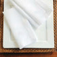 12 Pieces White Napkins Hemstitched Cocktail Napkin For Party Wedding Table Cloth Linen Napkins Fabric Cotton Dinner Napkin