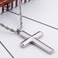 Kalen Mode Kreuz Halsketten Für Männer Hochglanzpoliert 50cm Edelstahl Kreuz Schmuck Halskette Männlich Günstiger Schmuck