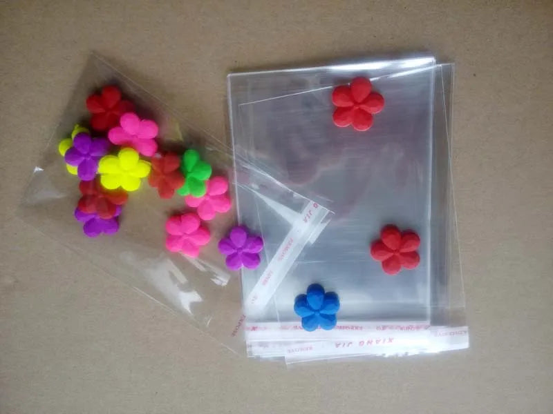 1000 Stück 4x6cm durchsichtige, wiederverschließbare Cellophan-/BOPP-/Polybeutel, transparente OPP-Beutel, Plastiktüten mit selbstklebendem Verschluss für Schmuck