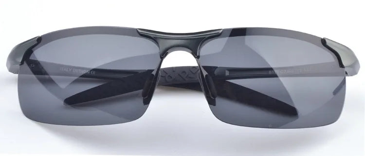 AORON Polarisierte Herren-Sonnenbrille für Autofahrer, Aluminium-Magnesium-Rahmen, Sport-Sonnenbrille, Fahrer-Retro-Brille, UV400, Blendschutz