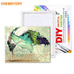 CHENISTORY Rahmenlose Malerei & Kalligraphie Tänzerin DIY Malen nach Zahlen Modernes Wandbild Einzigartiges Geschenk für Heimdekoration 60x75