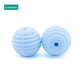 Bopoobo 10 Stück Silikonperlen Baby-Beißring Runde Spiralperlen Lebensmittelqualität 15mm DIY Gewindebohrung BPA-freie Perlen Baby-Beißringe